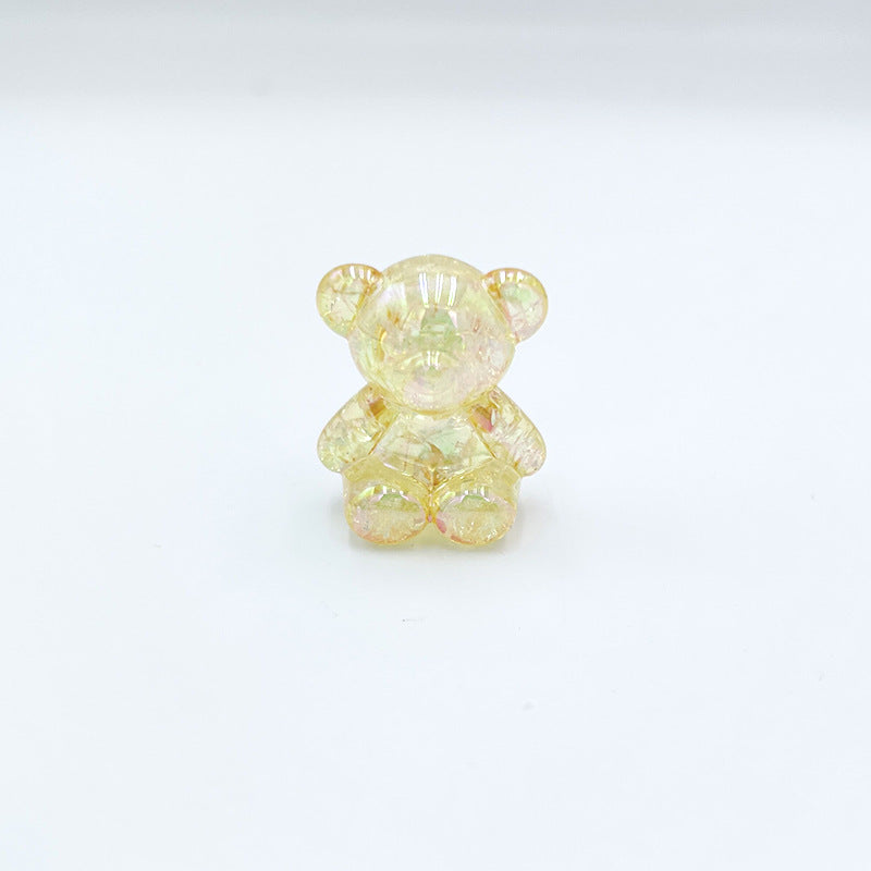 【T021】くまちゃん（31*25mm、3PCS、凪厳選色）