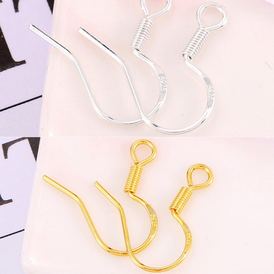 11.11NEW♥段階式割引あり♥【P082】ピアスパーツ（色落ちにくいS925銀、DIYパーツ）