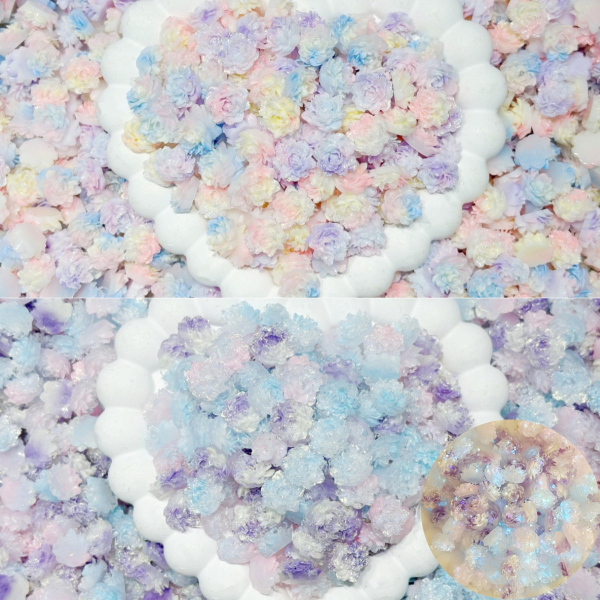 12.22NEW【L028】牡丹姫（夜光ソフト牡丹新色2MIX、約13ｍｍ）