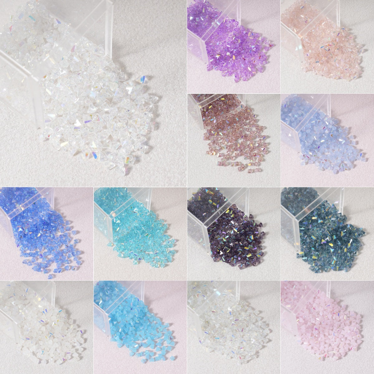 5.20再入荷有り【T174】ダイヤドリーム（三角形ダイヤカット13色）