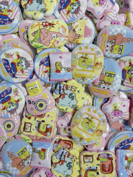 12.4NEW【A377】スポンジボブ（キャラビーズ14種類）